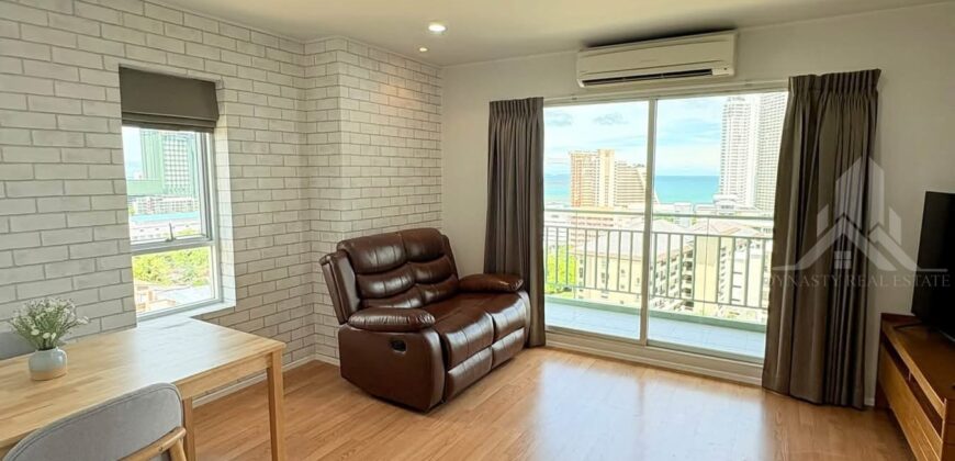 Lumpini Ville Naklua-Wongamat 1-Bed Sea View Condo for Rent – 26th Floor, 42 sqm