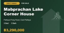 Mabprachan Lake 3-Bed Corner House for Sale