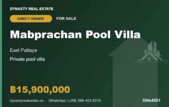 Mabprachan Pool Villa for Sale, East Pattaya