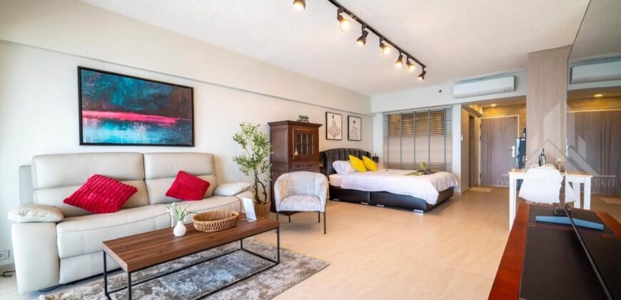Metro Jomtien Condotel Sea View Studio for Rent – 25th Floor