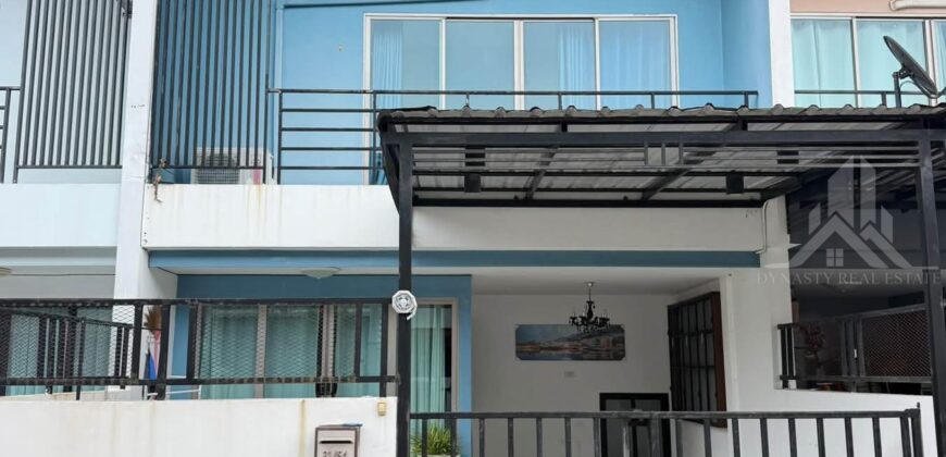 Naklua 3-Bed Townhouse for Rent – Fully Furnished, 15,000 THB