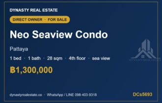 Neo Seaview Condo Pattaya 1-Bed Sea View Condo for Sale