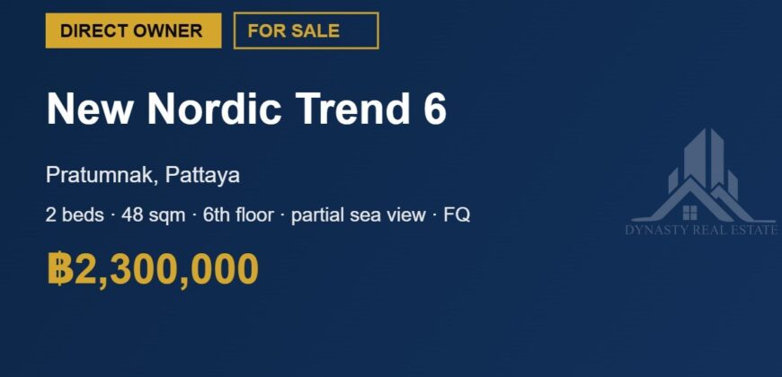 New Nordic Trend 6 Pratumnak 2-Bed Condo for Sale