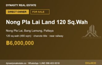 Nong Pla Lai 120 Sq.Wah Land for Sale, Bang Lamung