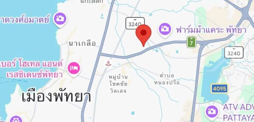 Nong Prue 2-1-82 Rai Land for Sale near Motorway, Pattaya
