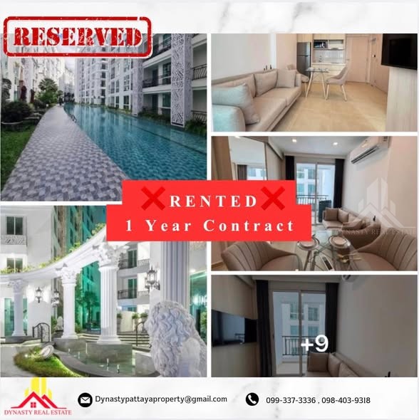 Olympus – 1-year lease – rented by dynasty real estate pattaya