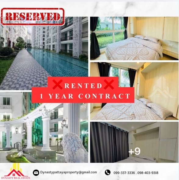 Olympus - 1 year lease – rented by dynasty real estate pattaya