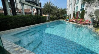 Olympus city garden 1-bed condo for rent, 6th floor pool view