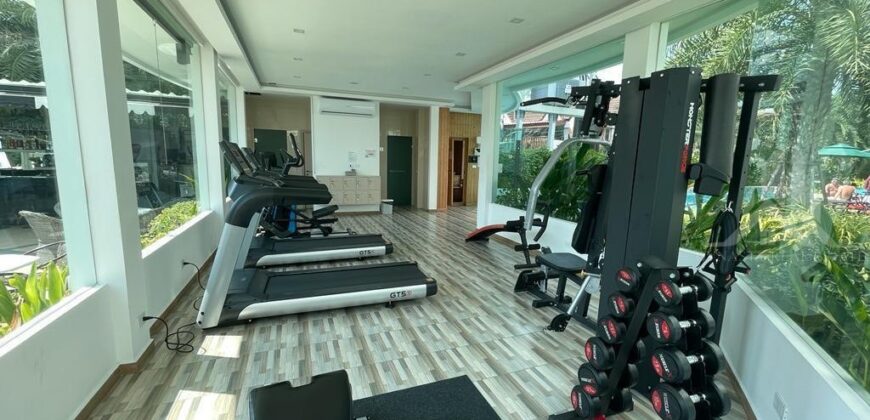Olympus City Garden 1-Bed Condo for Rent, 6th Floor Pool View