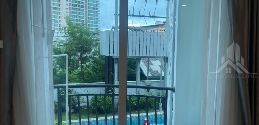 Olympus City Garden 2-Bed Pool View Condo for Rent, Pattaya