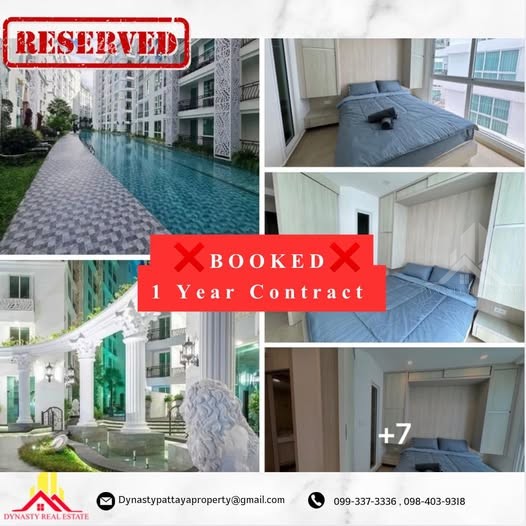 Olympus with 1 year lease – booked by dynasty real estate pattaya