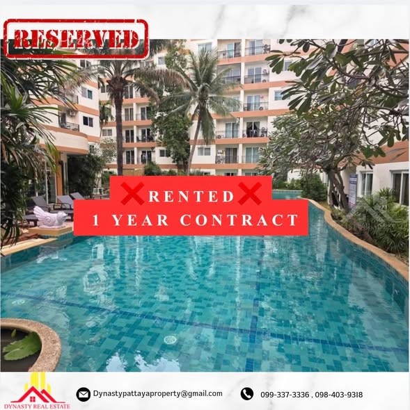 Park lane - 1 year lease – rented by dynasty real estate pattaya