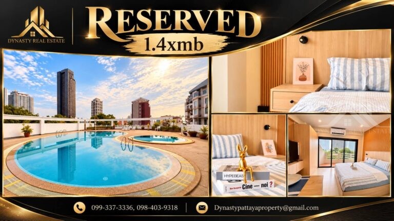 Pattaya condo flip - renovated Condotel Chain studio in Jomtien sold by Dynasty Real Estate