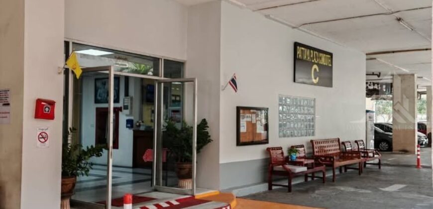 Pattaya Plaza Condotel End-Unit Condo for Sale, Central Pattaya