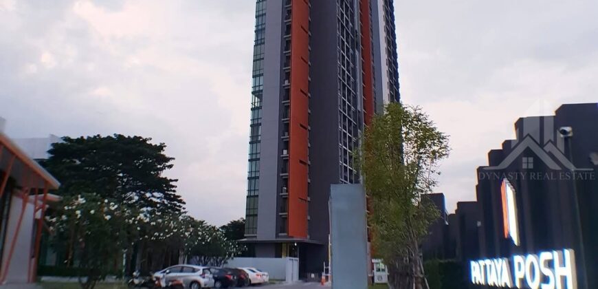 Pattaya Posh 1-Bed Condo for Sale, North Pattaya – 26 sqm, 4th Floor