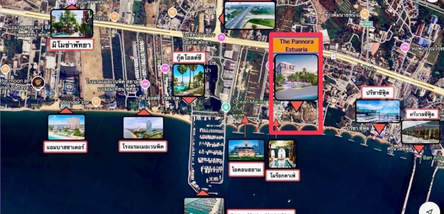 The Panora Estuaria for Rent in Na Jomtien – 1 Bedroom