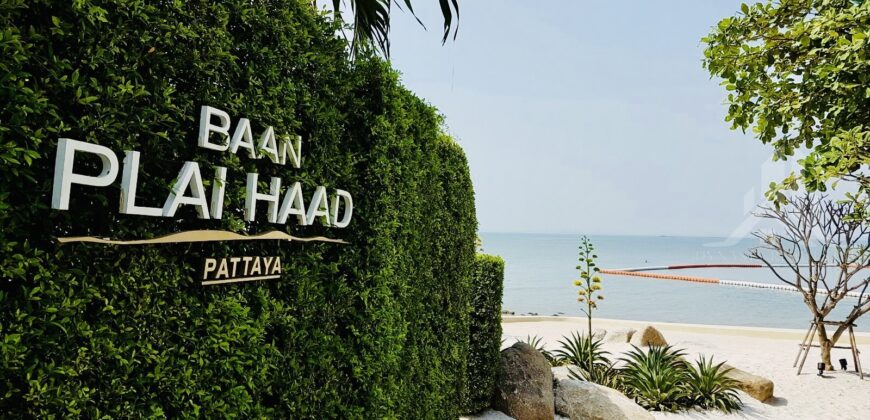Baan Plai Haad Pattaya 2-Bed Condo for Sale & Rent with Sea View
