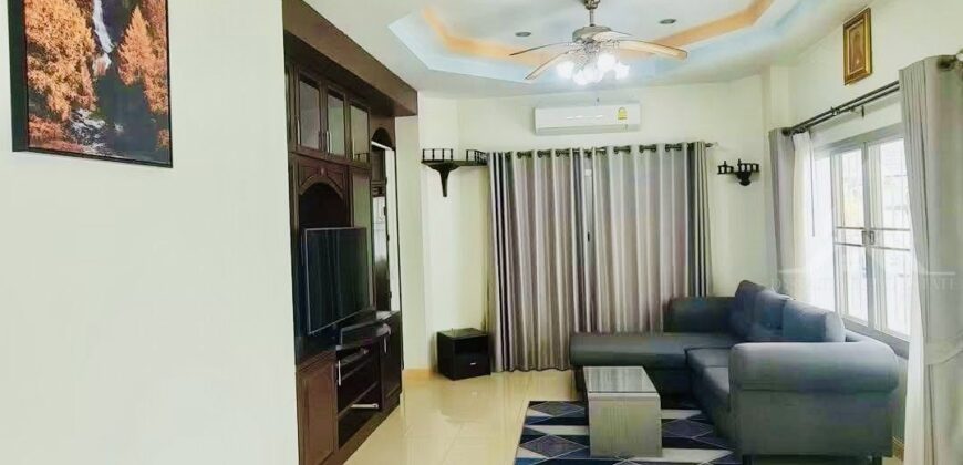 Chalita 2 Village 3-Bed House for Rent in Pattaya – Fully Furnished
