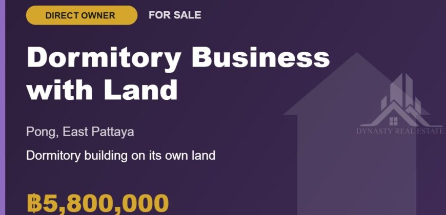 Pong Dormitory Business with Land for Sale
