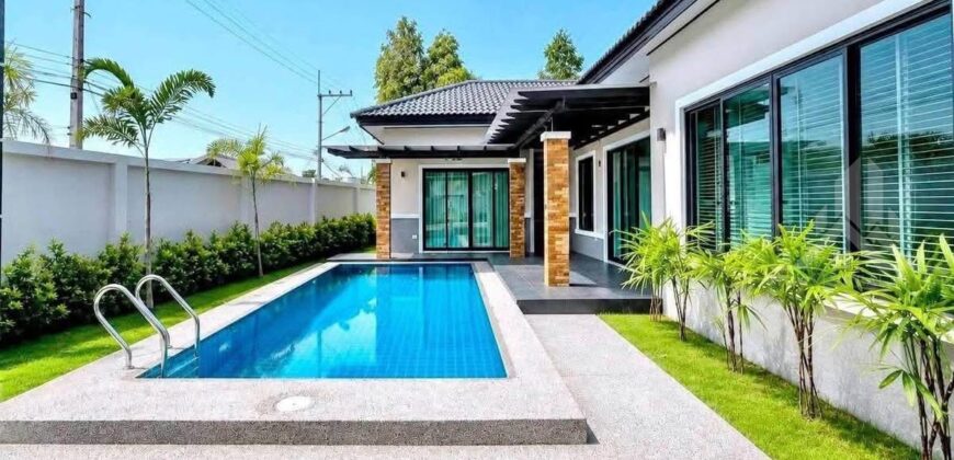 Pool Villa Homey for Sale in Huay Yai – 3 Bedrooms, Fully Furnished