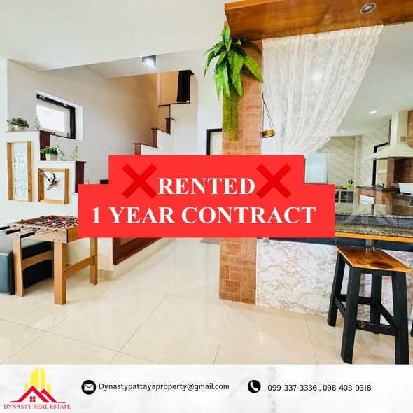 Pool villa jomtien 4 bedrooms – rented by dynasty real estate pattaya