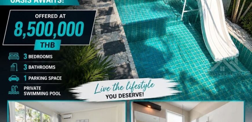 Pratumnak 3-Bed Pool Villa for Sale, Pattaya