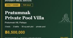 Pratumnak 3-Bed Pool Villa for Sale, Pattaya