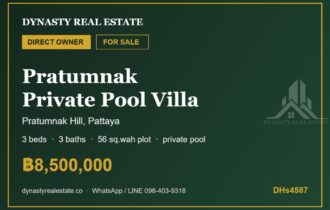 Pratumnak 3-Bed Pool Villa for Sale, Pattaya
