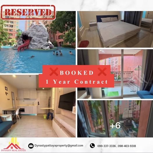 Seven sea1 - 1 year lease – booked by dynasty real estate pattaya