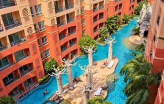 Seven Seas Condo Resort 1-Bed Pool View Condo for Rent, Jomtien – 7th Floor