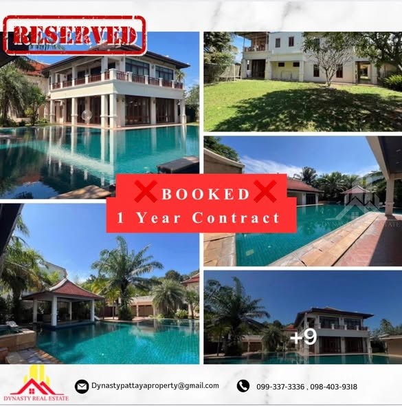 Stunning pool villa near phoenix golf set on over one rai of land — is now for a – booked by dynasty real estate pattaya