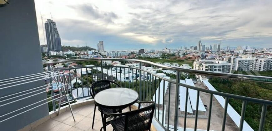 Supalai Mare Pattaya 2-Bed Sea View Condo for Rent – 12th Floor