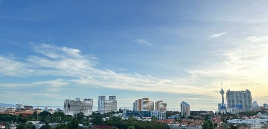 Supalai Mare Pattaya 2-Bed Sea View Condo for Rent – 12th Floor