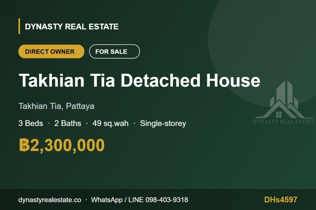 3-bed house for sale in east pattaya