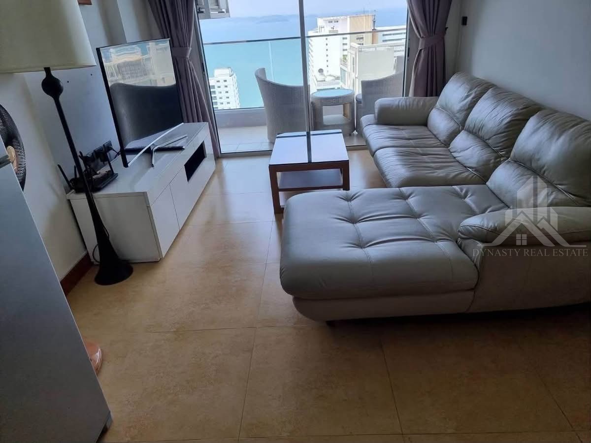 The cliff condominium 1-bed sea view condo for rent, pratumnak – 23rd floor, 47. 5 sqm