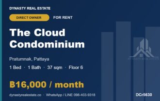 The Cloud Pratumnak 1-Bed Sea View Condo for Rent