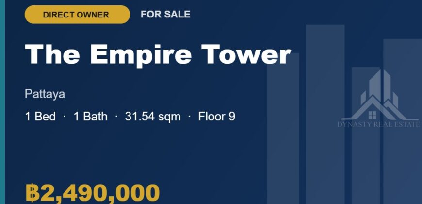 The Empire Tower Pattaya 1-Bed Condo for Sale