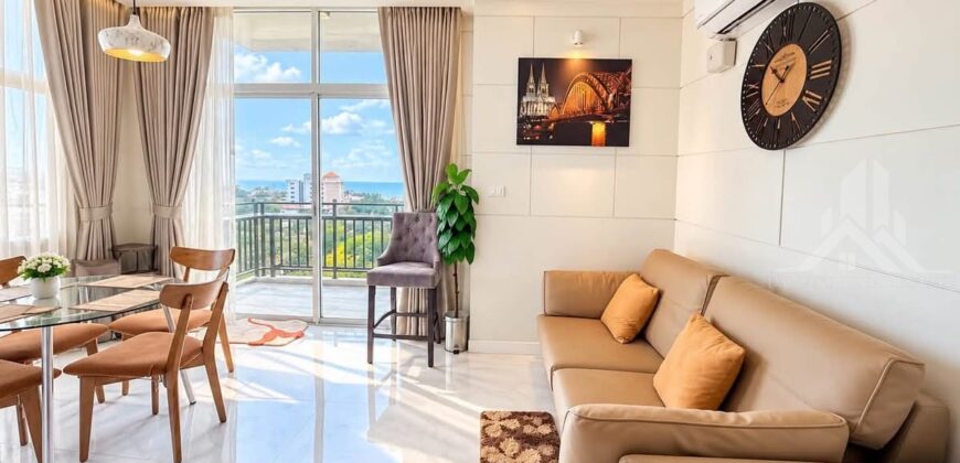 The Grand AD Jomtien Beach 2-Bed Condo for Rent with Sea View