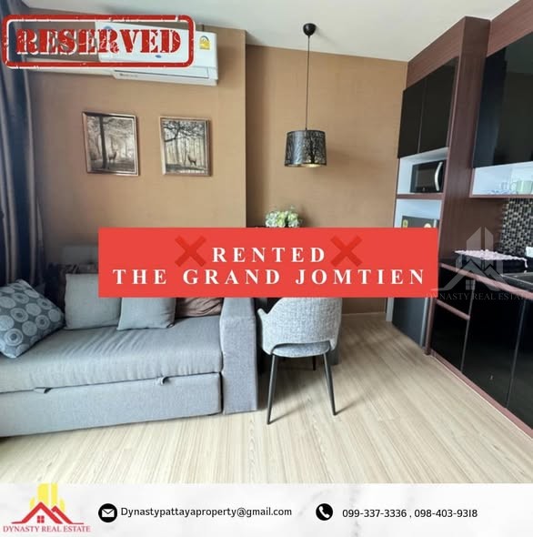 The grand ad jomtien & seven sea – rented by dynasty real estate pattaya