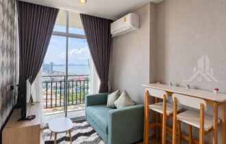 The Grand Jomtien Pattaya Beach 1-Bed Condo for Rent with Sea View