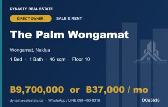 The Palm Wongamat 1-Bed Condo for Sale or Rent The Palm Wongamat 1-Bed Condo for Sale or Rent