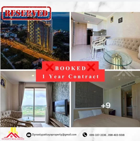 The riviera jomtien 1 year – booked by dynasty real estate pattaya