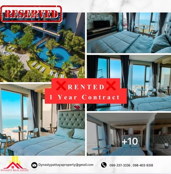 The riviera jomtien 1 year contract – rented by dynasty real estate pattaya