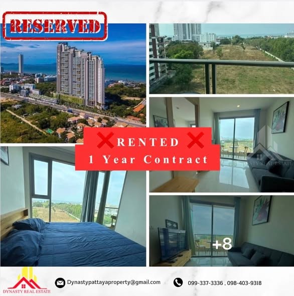 The riviera jomtien - 1 year lease – rented by dynasty real estate pattaya