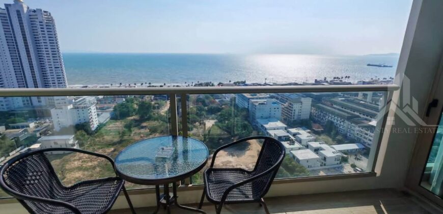 The Riviera Jomtien 2-Bed Sea View Condo for Rent – 26th Floor, 75 sqm