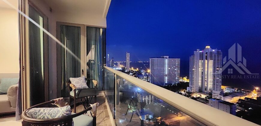 The Riviera Jomtien 2-Bed Sea View Condo for Rent – 31st Floor, 75 sqm