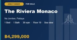 The Riviera Monaco 1-Bed Sea View Condo for Sale