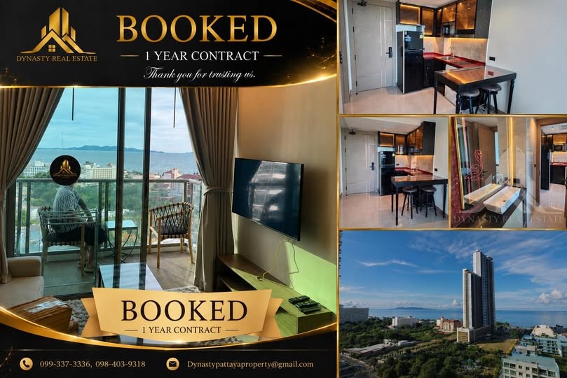 The riviera ocean drive 1 year – booked by dynasty real estate pattaya