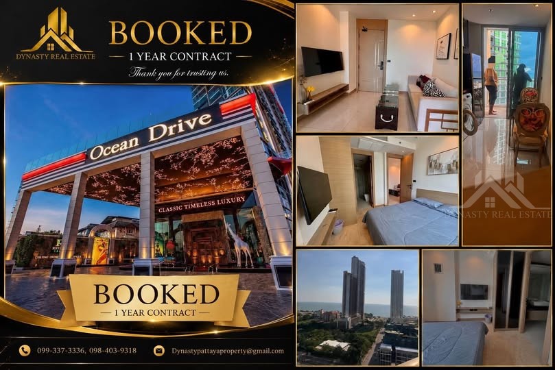 The riviera ocean drive – booked by dynasty real estate pattaya