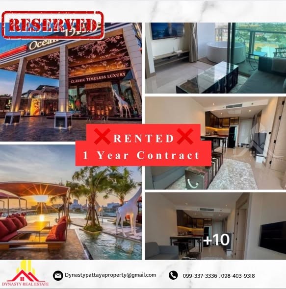 The riviera ocean drive – rented by dynasty real estate pattaya